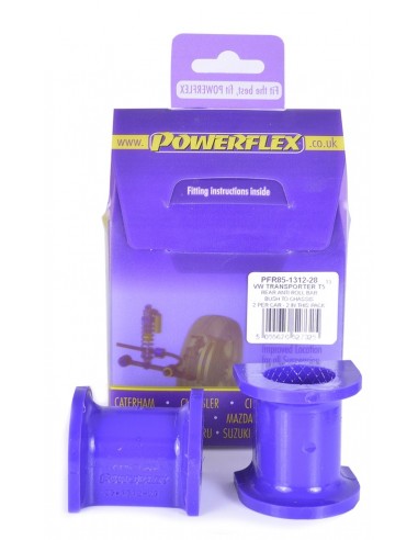 Silentblock estabilizadora tras Powerflex 28mm Volkswagen Transporter T5