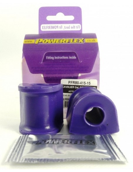 Silentblock estabilizadora tras Powerflex 15mm Opel Vectra A 2WD/4WD