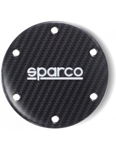 Kit anular bocina volante Sparco fibra carbono mate