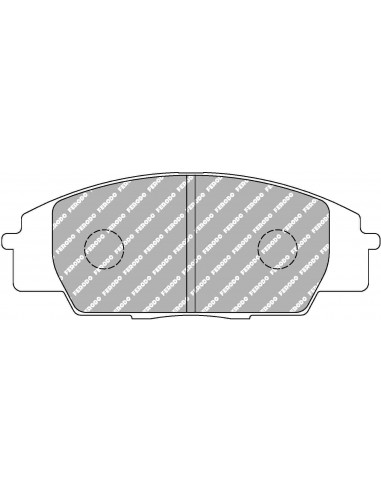 Pastillas Ferodo Racing DS1.11 Honda Civic Type R 06-12 delanteras