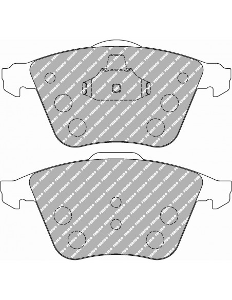 Pastillas Ferodo Racing DS2500 Volkswagen Golf VI R delanteras