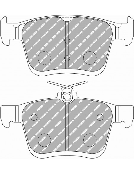 Pastillas Ferodo Racing DS2500 Seat Ateca traseras