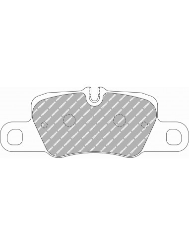 Pastillas Ferodo Racing DS2500 Porsche Panamera 970 traseras
