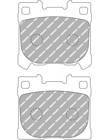 Pastillas Ferodo Racing DS2500 Toyota Yaris GR 20- traseras