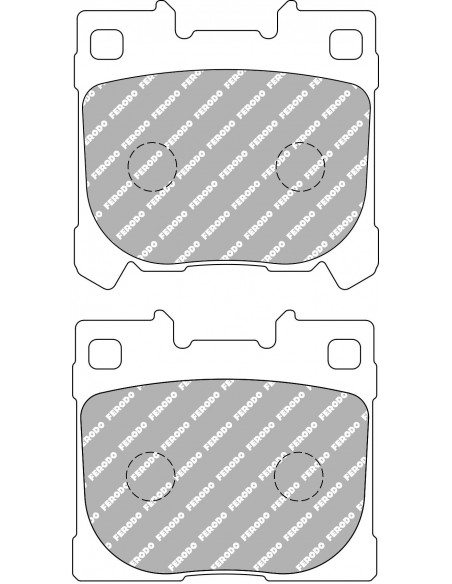 Pastillas Ferodo Racing DS2500 Toyota Yaris GR 20- traseras