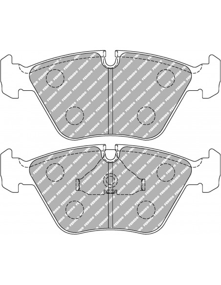 Pastillas Ferodo Racing DS2500 BMW M3 E46 delanteras