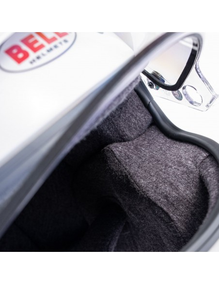 Casco competición Bell RS7 Blanco