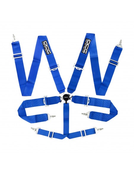 Arnés deportivo OCC 6 puntos Azul