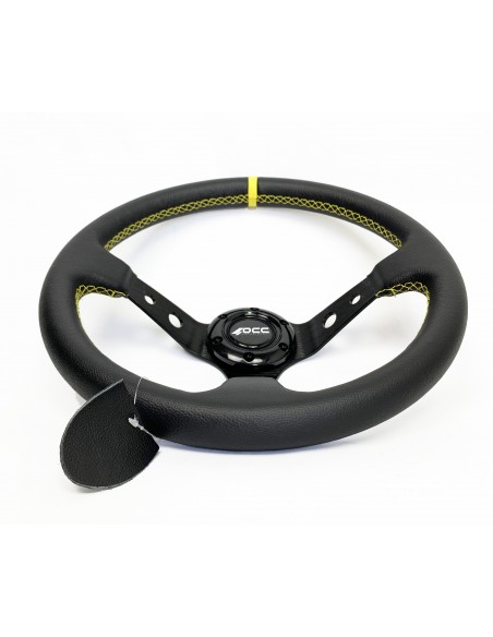 Volante OCC Track Piel brazos negros