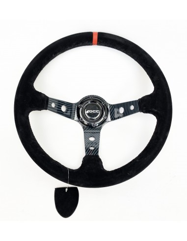 Volante OCC Track Piel vuelta brazos carbono