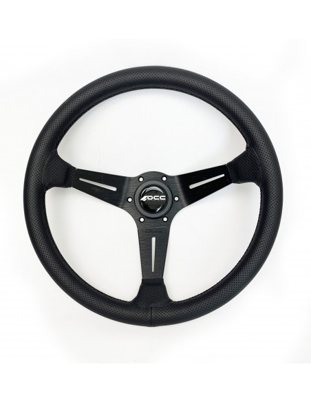Volante OCC Classic Piel perforada brazo negro