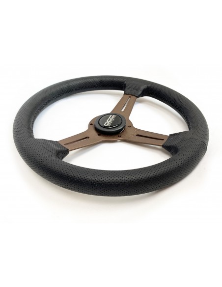 Volante OCC Classic Piel perforada brazo bronce