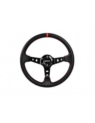 Volante OCC Track Carbon look brazos negros
