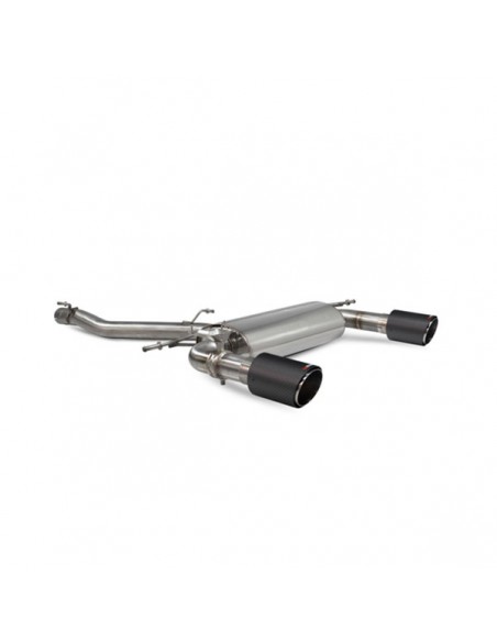 Escape Scorpion Audi TT 8S 2.0 TFSi Quattro (Con válvulas)(Sin silenciador)(Para modelos sin GPF)(Colas ascari)