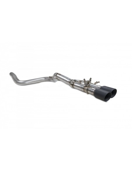 Escape Scorpion Ford Fiesta ST MK8 (Hasta el 09/20)(Con válvulas)(Modelos con GPF)(Sin silenciador final)(Colas negras)