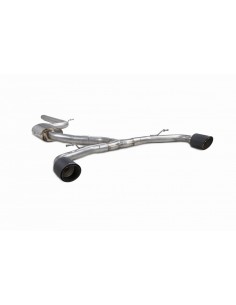 Escape Scorpion Volkswagen Golf VIII GTI Clubsport (Sin silenciador delantero)(Colas Ascari)