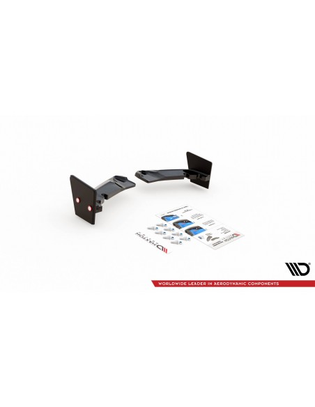 Lips traseros laterales V.4 Toyota Yaris GR (Con flaps)