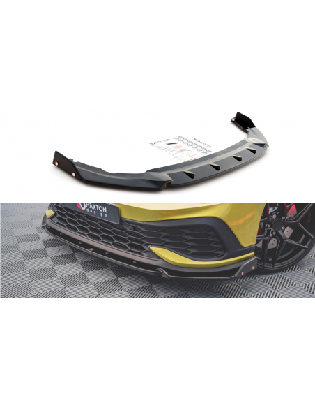 Lip delantero V.1 Volkswagen Golf VIII GTI Clubsport (Con flaps) Lip delantero V.1 Volkswagen Golf VIII GTI Clubsport (Con flaps)