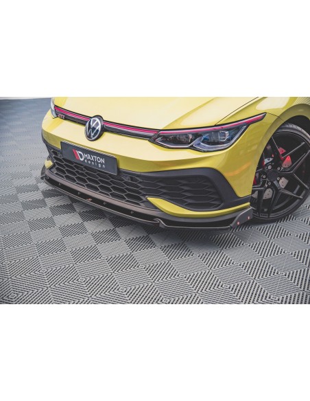 Lip delantero V.1 Volkswagen Golf VIII GTI Clubsport (Con flaps) Lip delantero V.1 Volkswagen Golf VIII GTI Clubsport (Con flaps)
