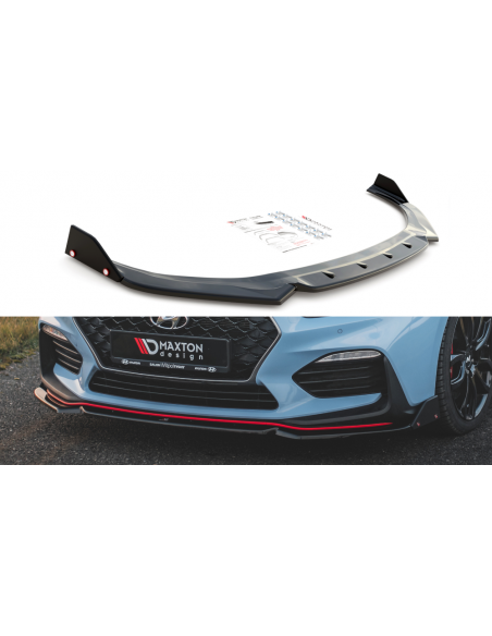 Lip delantero V.6 Hyundai i30N Mk3 Hatchback/Fastback (Con flaps)