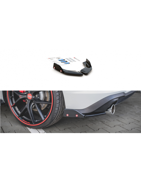 Lips traseros laterales V.2 Volkswagen Golf VIII GTI (Con flaps)