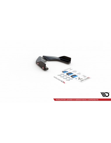 Lips traseros laterales V.2 Volkswagen Golf VIII GTI (Con flaps)
