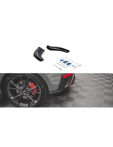 Lips traseros laterales V.2 Hyundai i30N Mk3 Hatchback (Facelift)