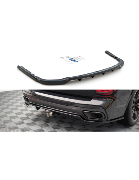 Lip trasero central BMW X7M G07 (Con barras verticales) Lip trasero central BMW X7M G07 (Con barras verticales)