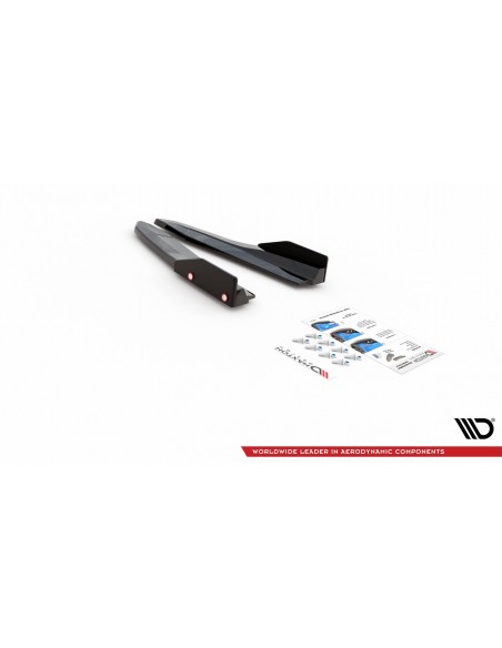 Lips traseros laterales V.2 Skoda Octavia RS Mk4 (Con flaps)