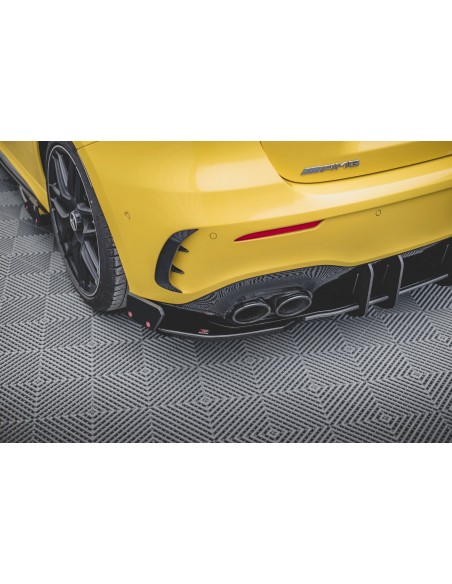 Lips traseros laterales V.2 Mercedes-Benz Clase A 45 AMG S W177 (Con flaps)