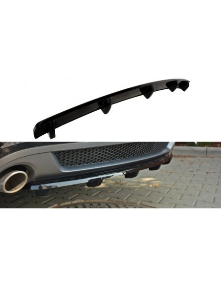 Lip trasero central Audi A5 8T (S-Line)(con barras verticales) Lip trasero central Audi A5 8T (S-Line)(con barras verticales)