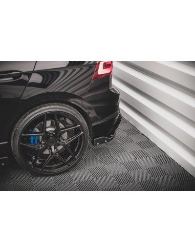 Lips traseros laterales V.2 Volkswagen Golf VIII R (Con flaps)