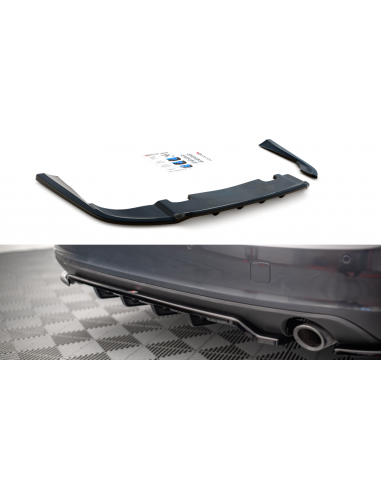Lip trasero central Volvo V90 Mk2 (Con barras verticales)