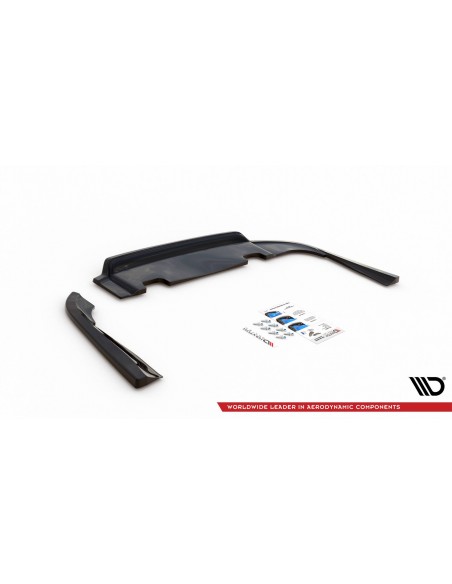 Lip trasero central Volvo V90 Mk2 (Con barras verticales)