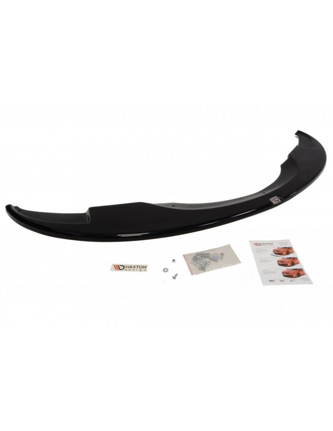Labio Delantero Tipo Espada Para BMW Serie 3 E92/E93 Coupé Cabrio – Maxton Design (Negro Brillante)