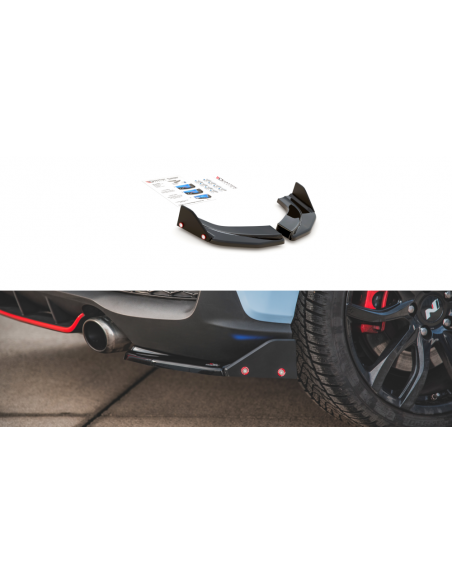 Lips traseros laterales V.4 Hyundai i30N Mk3 Hatchback (Con flaps)