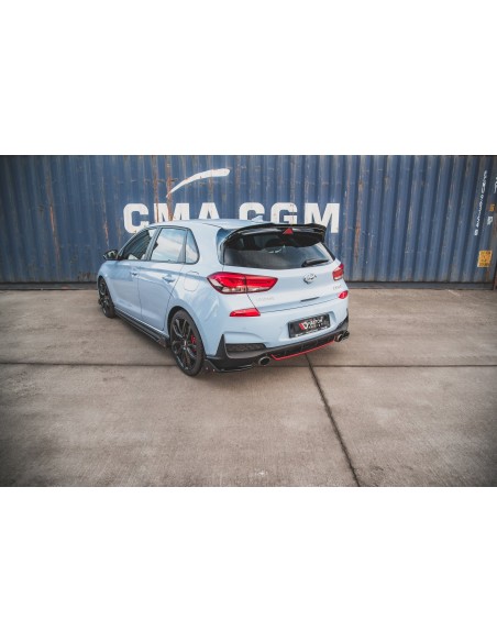 Lips traseros laterales V.4 Hyundai i30N Mk3 Hatchback (Con flaps)