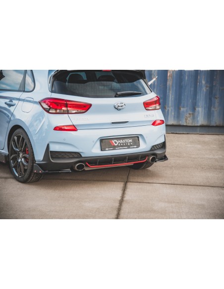Lips traseros laterales V.4 Hyundai i30N Mk3 Hatchback (Con flaps)