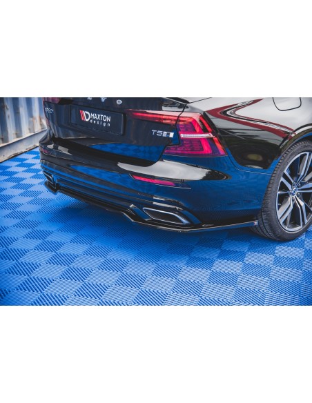 Lip trasero central Volvo S60/V60 Mk3 (R-Design)(Sin barras verticales) Lip trasero central Volvo S60/V60 Mk3 (R-Design)(Sin barras verticales)