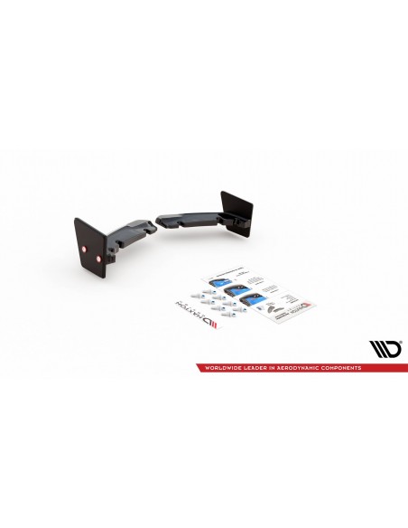 Lips traseros laterales V.2 Toyota Yaris GR (Con flaps)