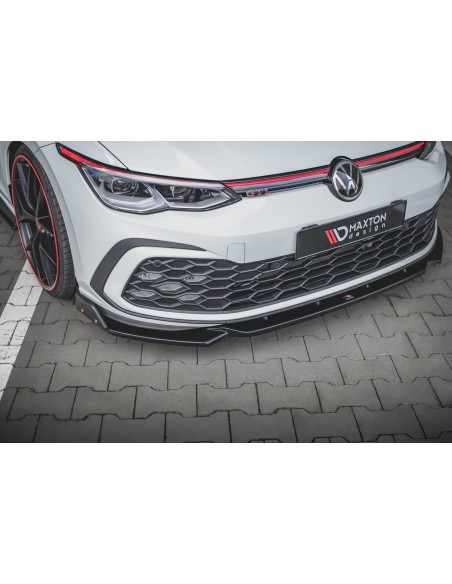 Lip delantero V.2 Volkswagen Golf VIII GTI (Con flaps) Lip delantero V.2 Volkswagen Golf VIII GTI (Con flaps)