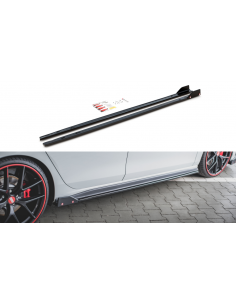 Faldones laterales V.2 Volkswagen Golf VIII GTI (Con flaps)