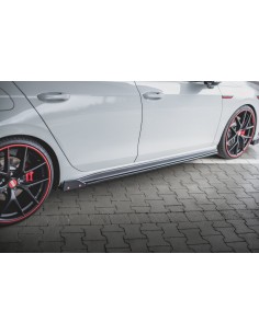 Faldones laterales V.2 Volkswagen Golf VIII GTI (Con flaps) 2