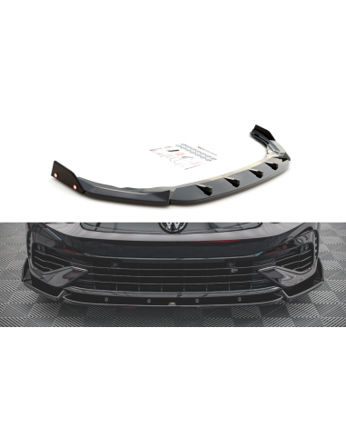 Lip delantero V.2 Volkswagen Golf VIII R (Con flaps)