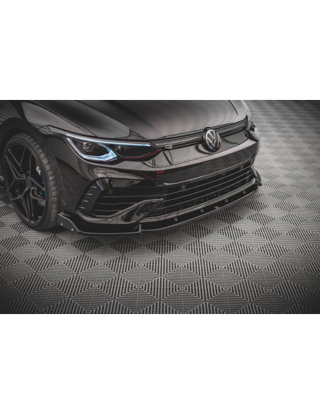 Lip delantero V.2 Volkswagen Golf VIII R (Con flaps)