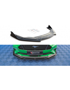 Lip delantero V.1 Ford Mustang GT Mk6 (Facelift)(Con flaps)