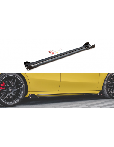 Faldones laterales V.2 Mercedes-Benz Clase A 45 AMG S W177 (Con flaps)