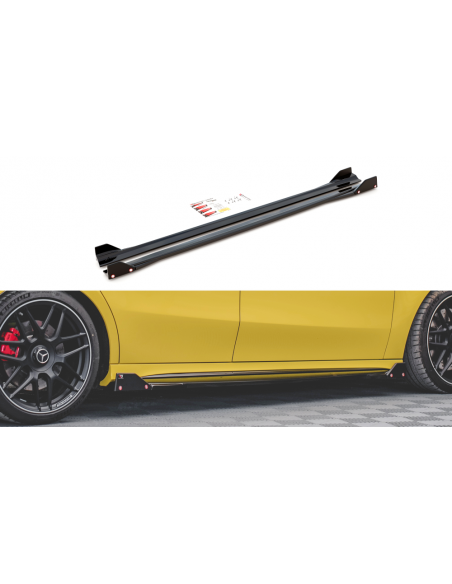 Faldones laterales V.2 Mercedes-Benz Clase A 45 AMG S W177 (Con flaps)