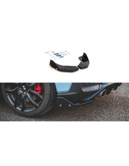 Lips traseros laterales V.5 Hyundai i30N Mk3 Hatchback (Con flaps)