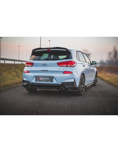 Lips traseros laterales V.5 Hyundai i30N Mk3 Hatchback (Con flaps)